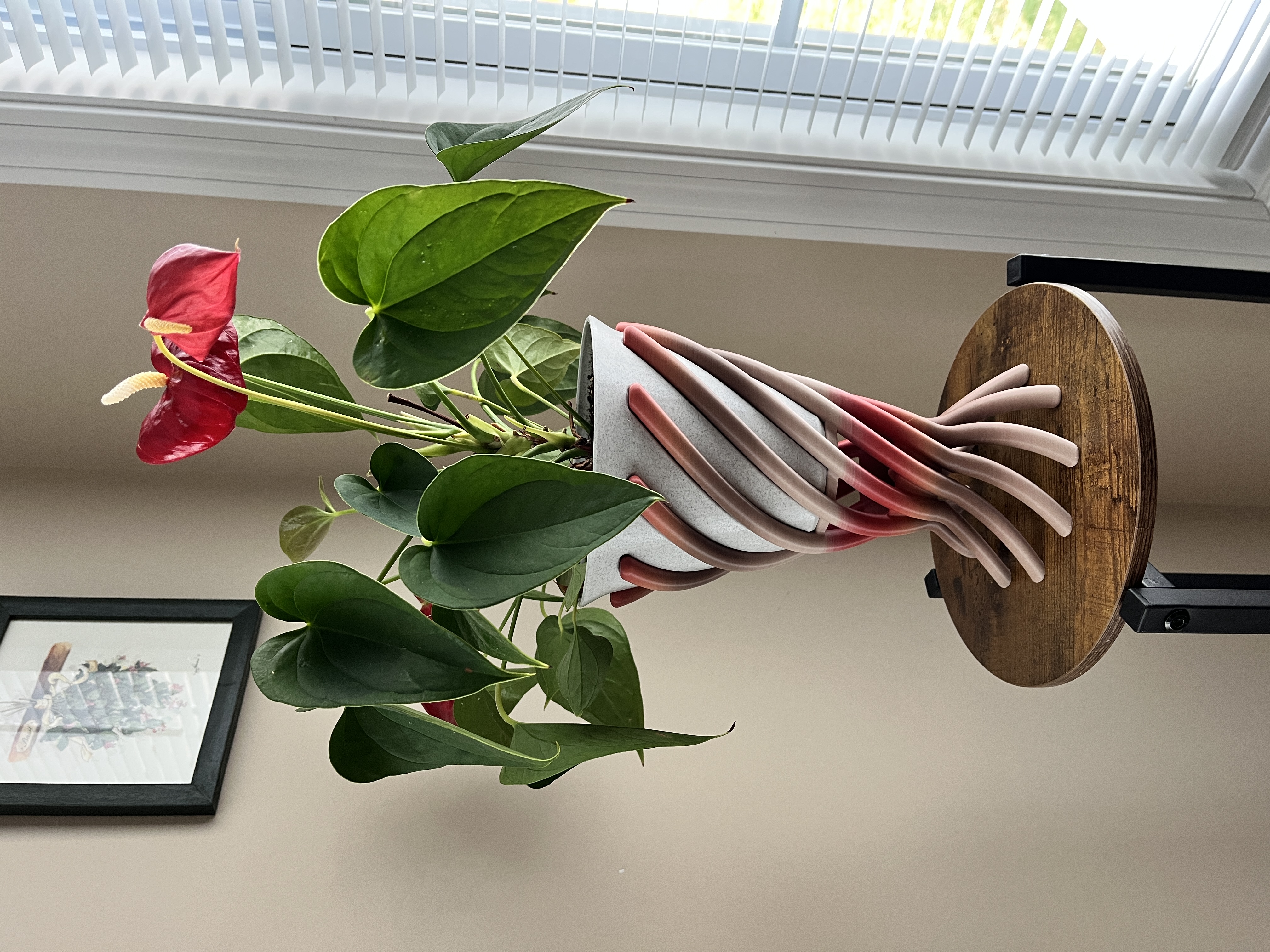 Planter with Spiral Legs