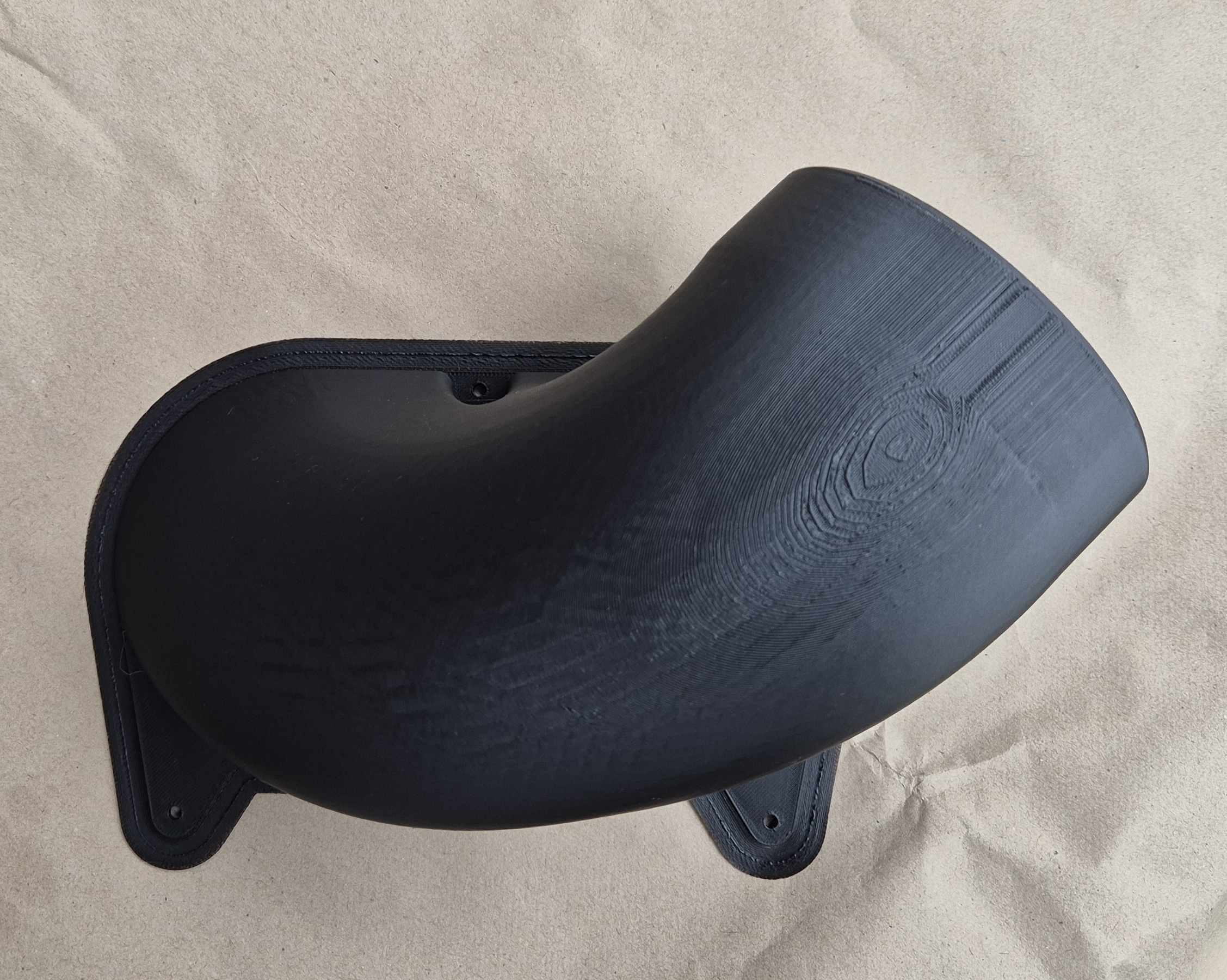 Elegoo Centauri Carbon 45 degree exhaust for 100mm duct