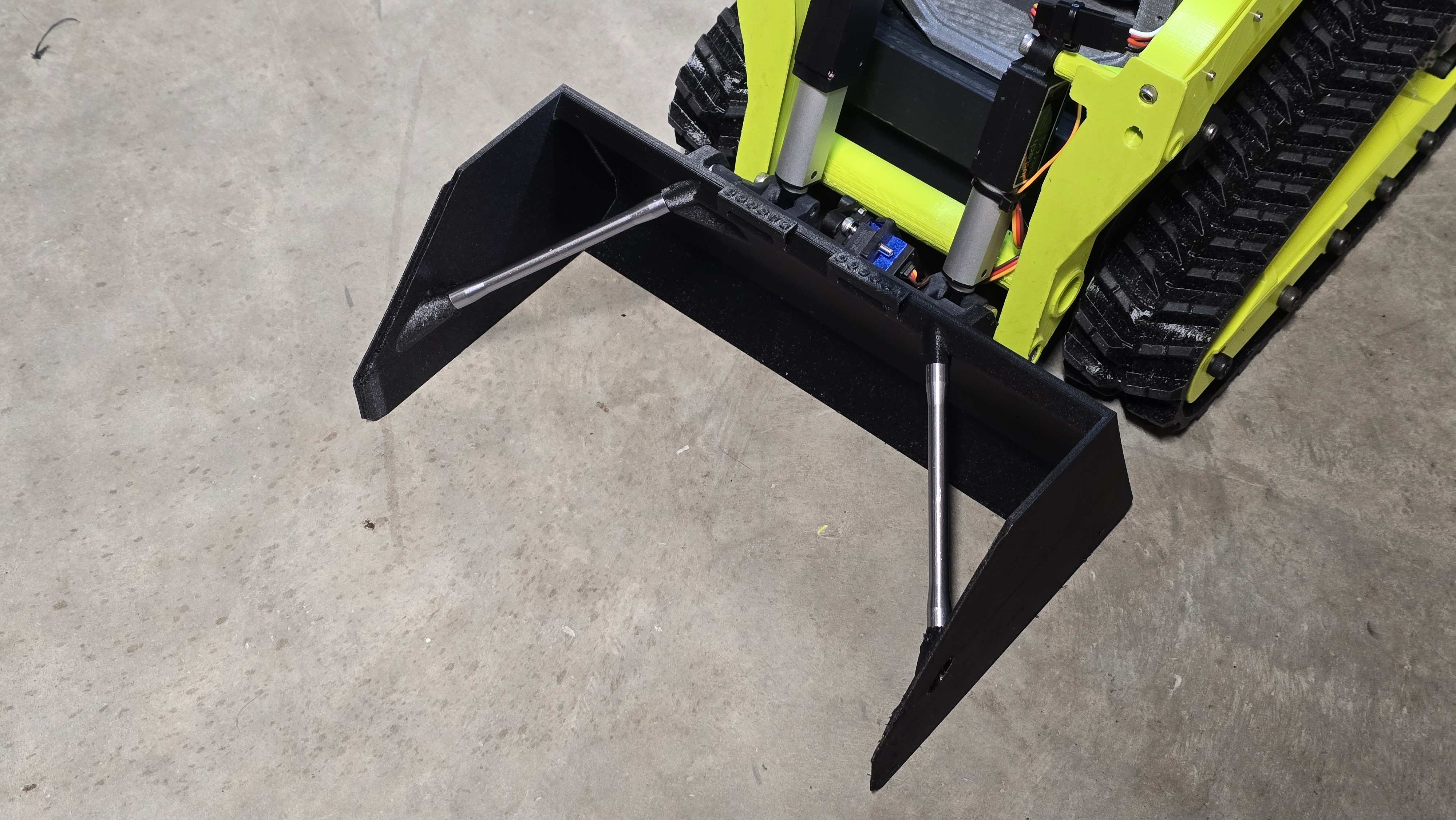Snow Pusher for AN3DRC Skid Steer