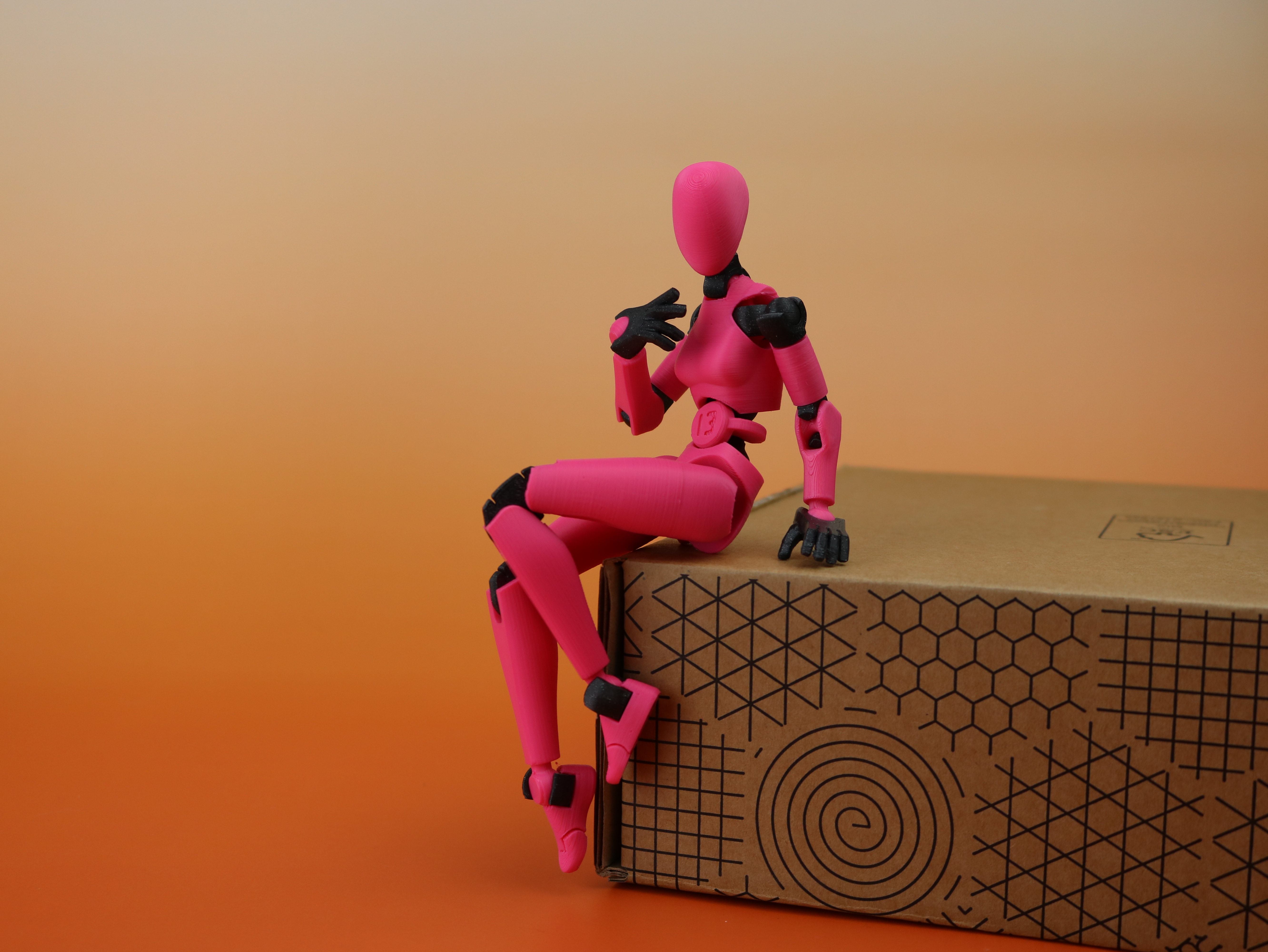 CARBON 13 Printable Jointed Figure - Type F - Beta files