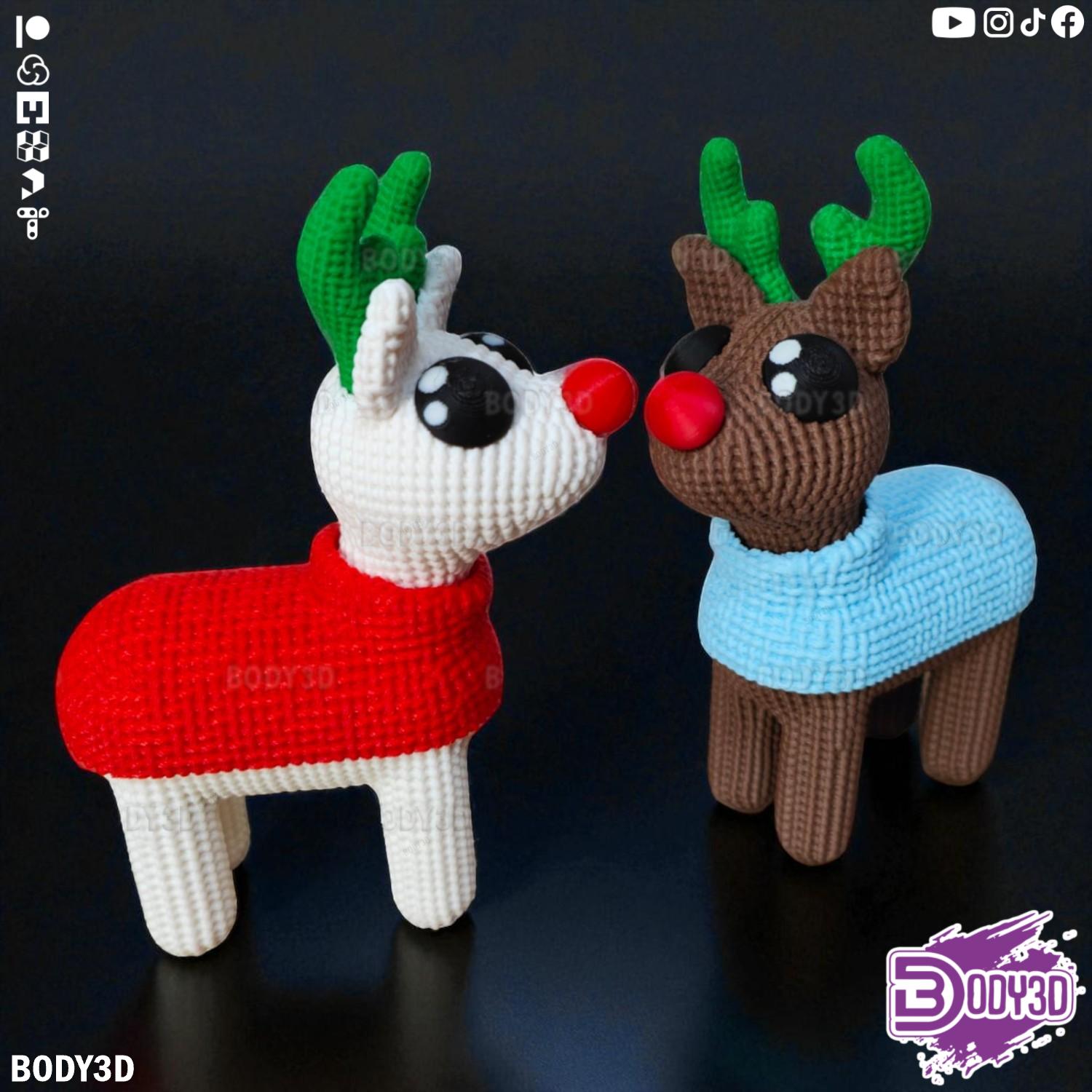Crocheted Reindeer