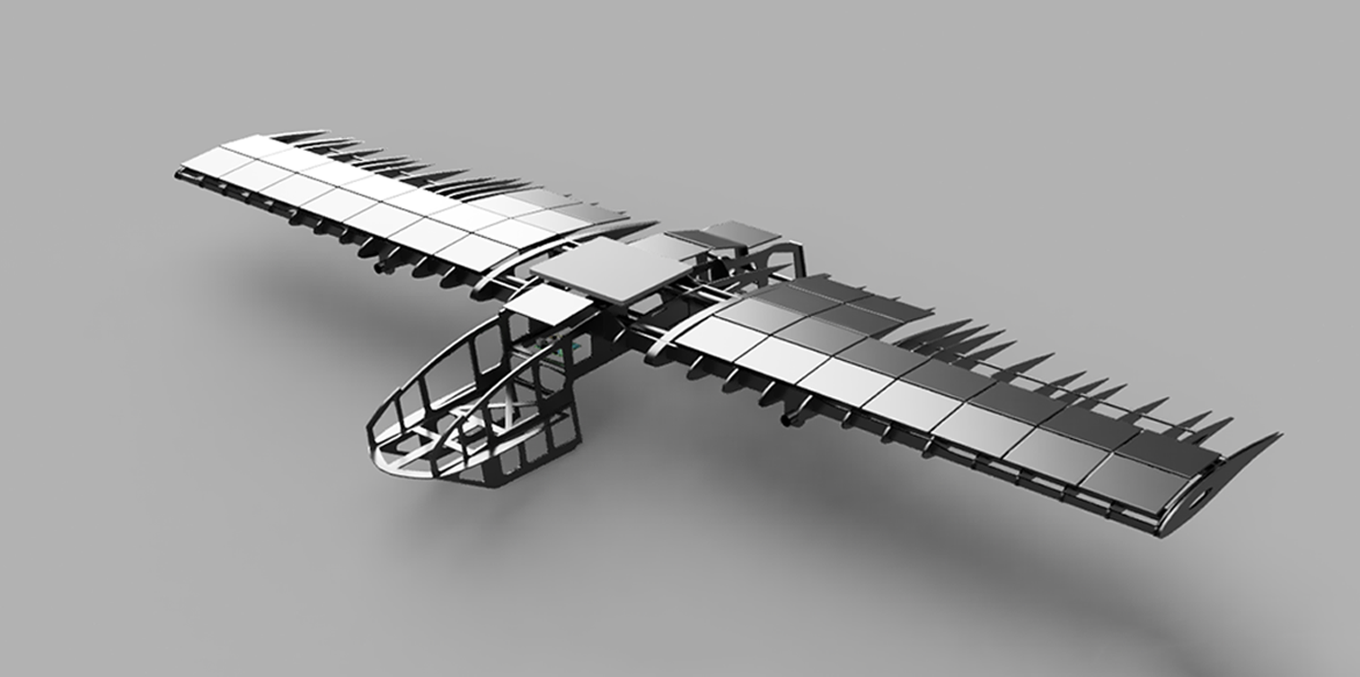 Military Stratosphere Solar Plane