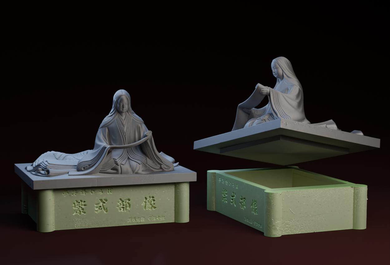 Murasaki Shikibu Box : 紫式部像