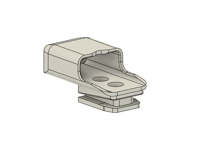 Shoe mount for Duka LS-P / LS-1 / IIDA DM-01 / Luxjet LS-1 laser distance meter