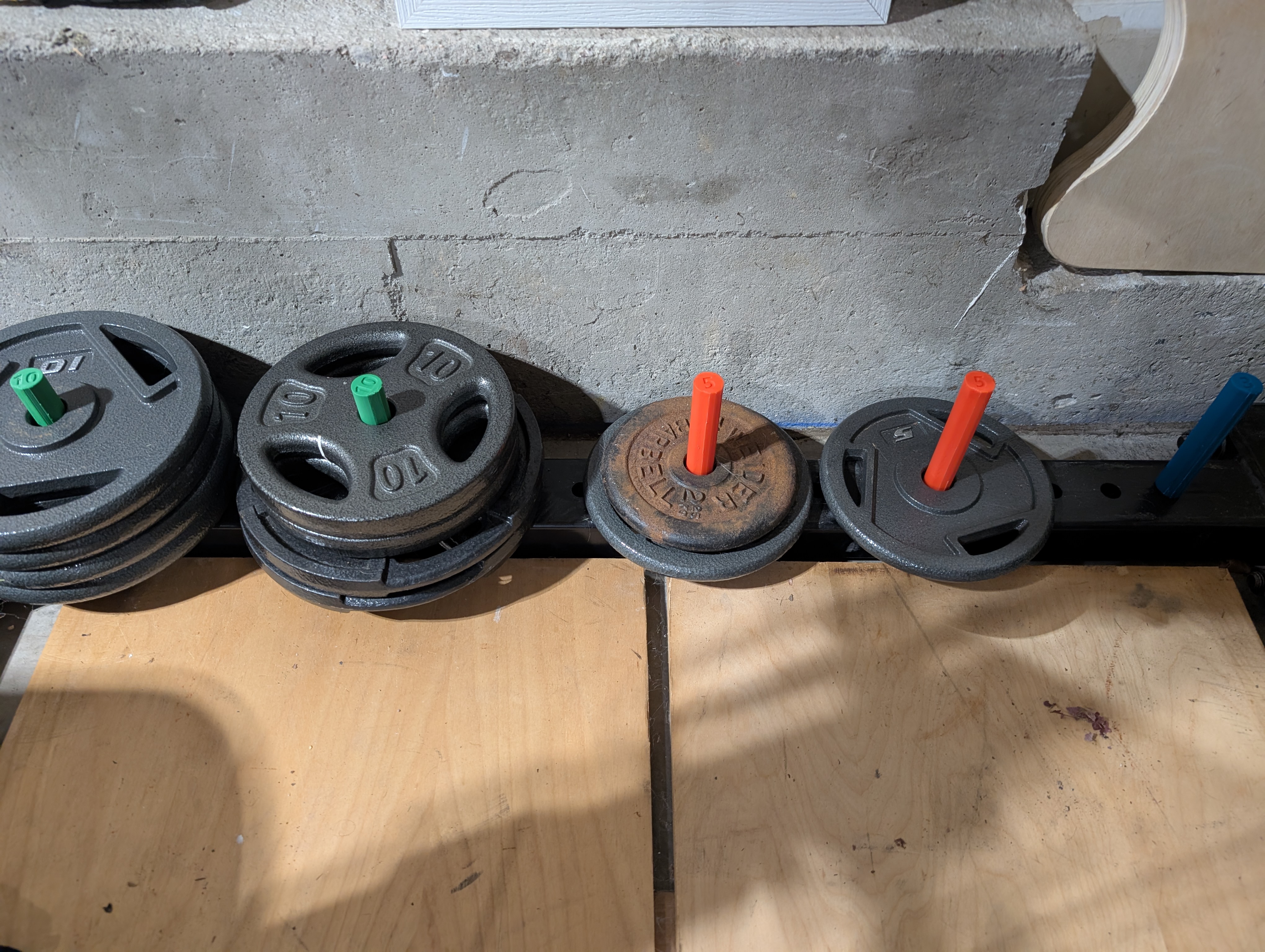 Standard Weight Plate Storage Pin