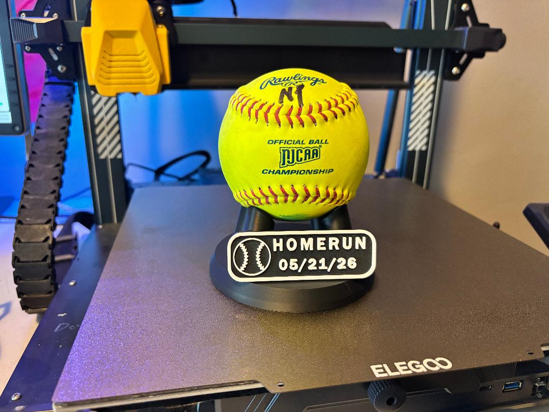 Softball Homerun display