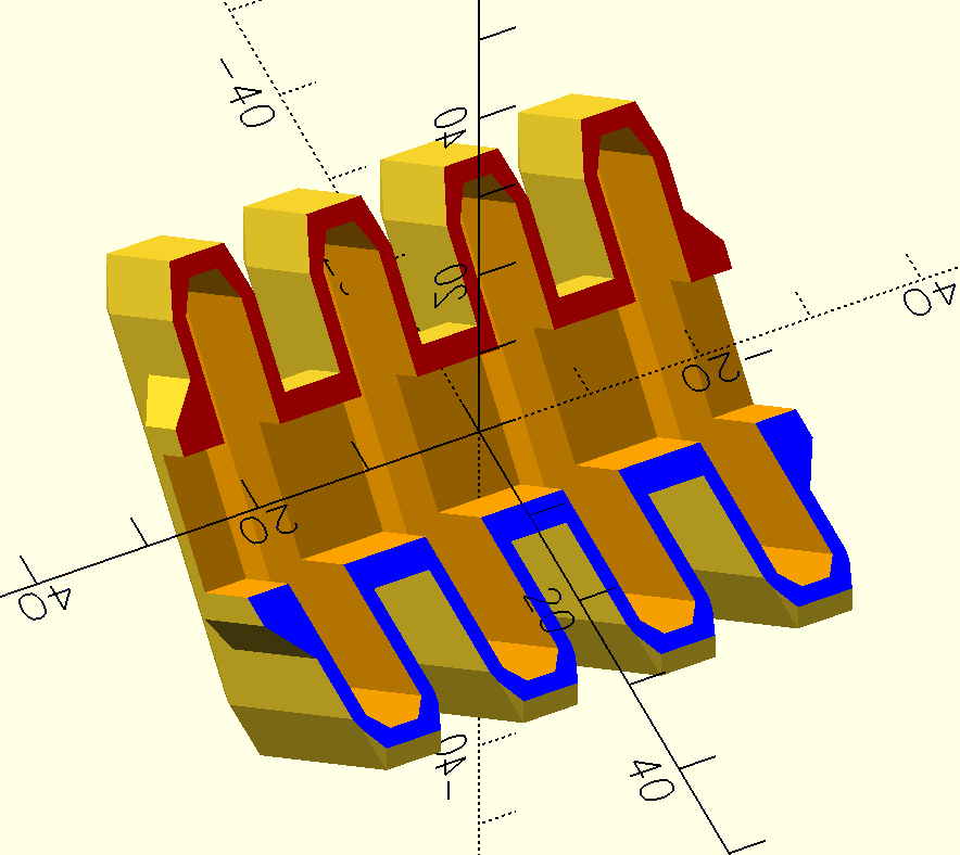Square Bellow Chamfered