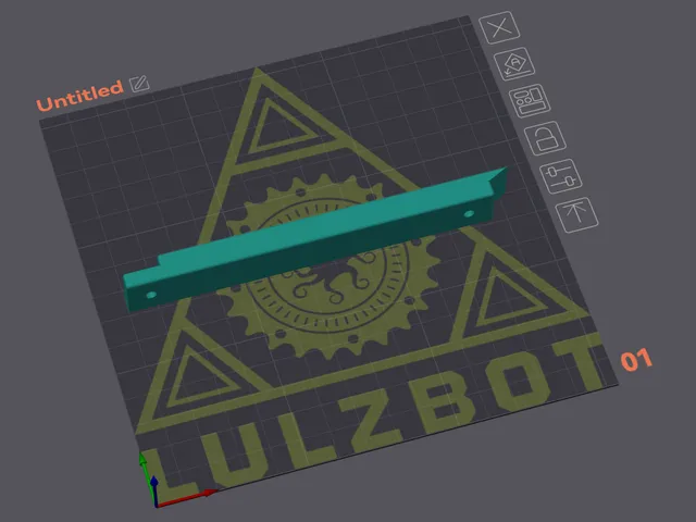 Better Lulzbot Mini Wiper Bracket