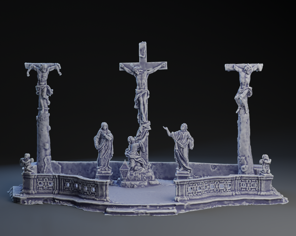 Crucifixion in Retz, Lower Austria - 1727