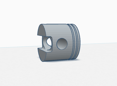piston keychain