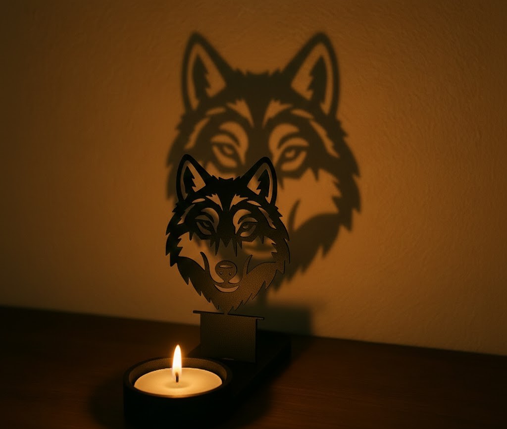 Shadow Art - Wolf