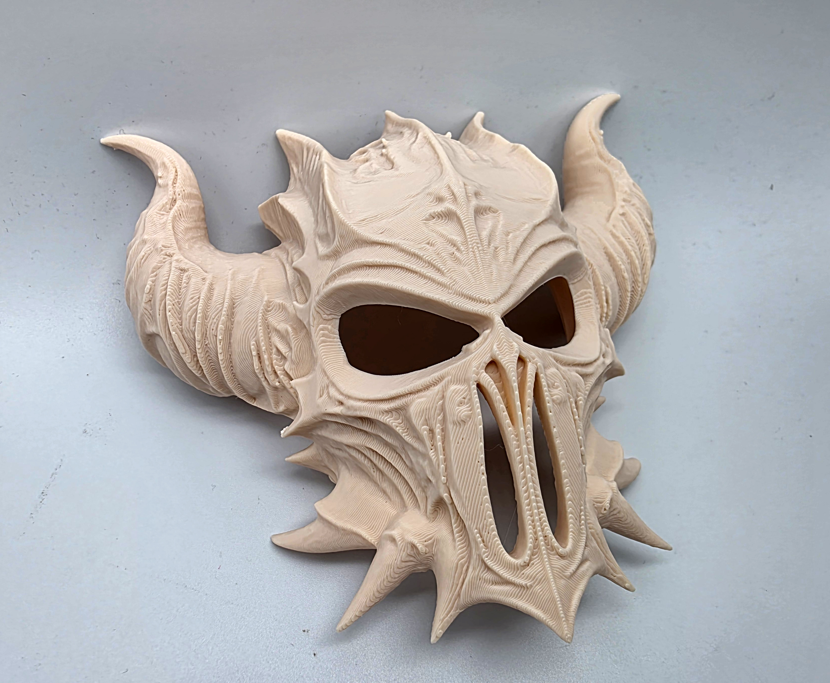 Miniatura 4 do modelo 3D Demon Mask