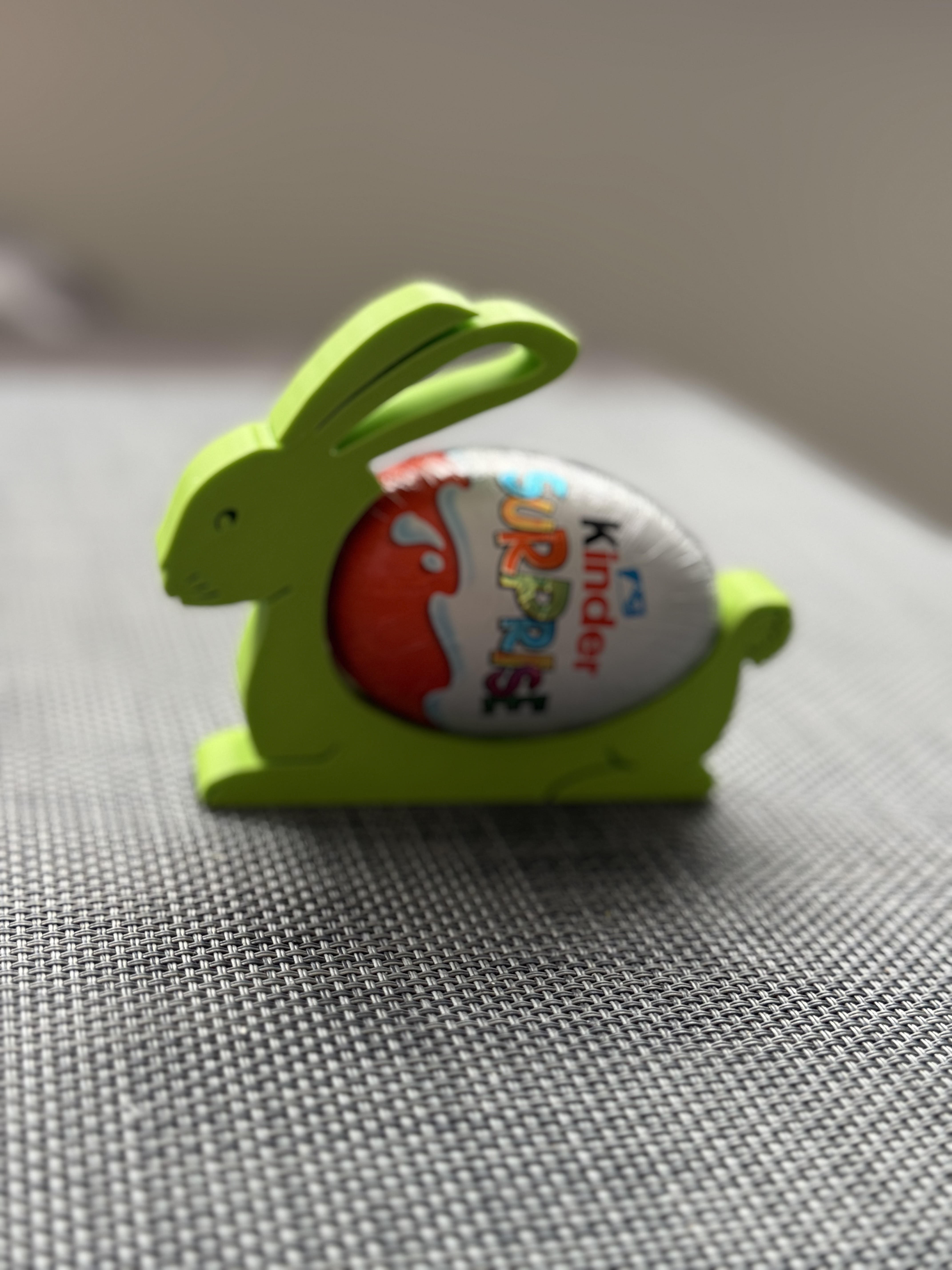 Easter bunny Kinder holder