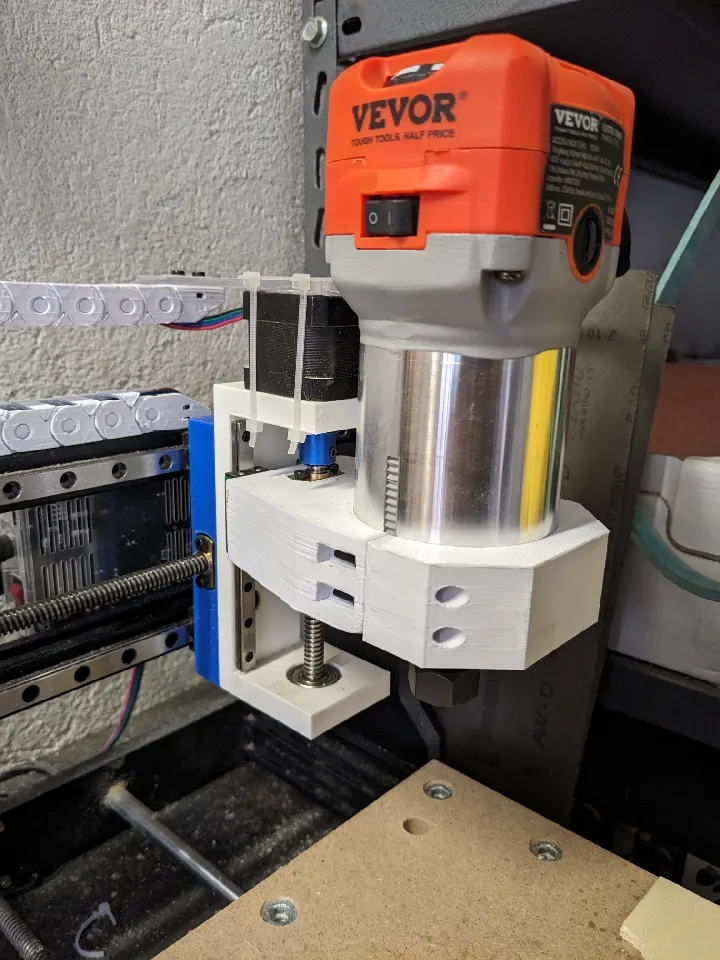 CNC 3018 upgrade: linear rails X and Z axis by Edoardo Cotta