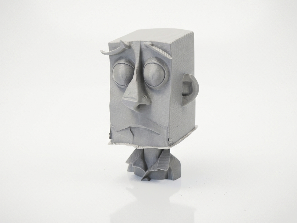 Bag Head Sculpture Desk Art 3D Printable