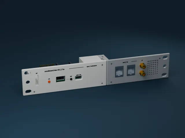 Coralboard 10-inch 1U Rackmount Enclosure