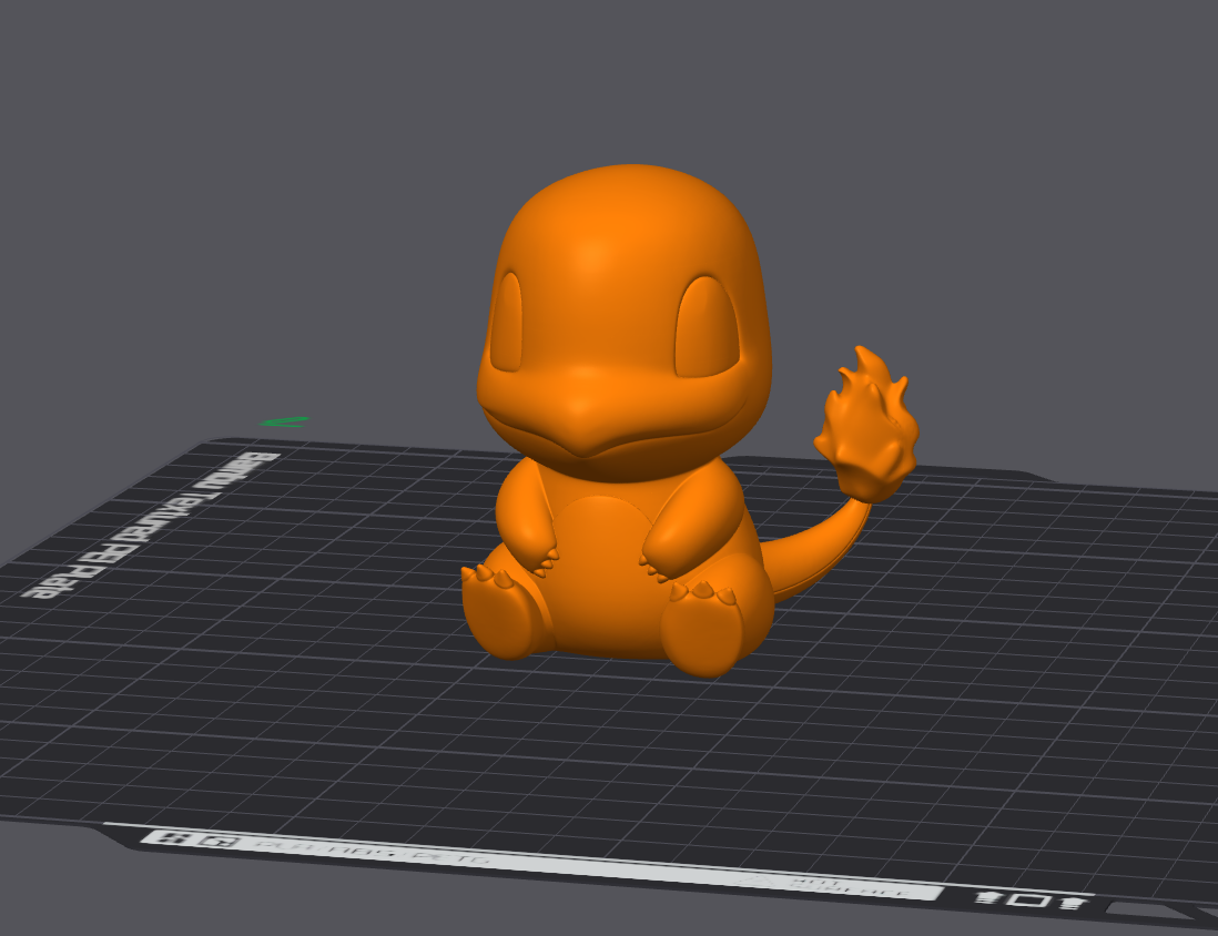 Miniatura 2 do modelo 3D Charmander Chibi