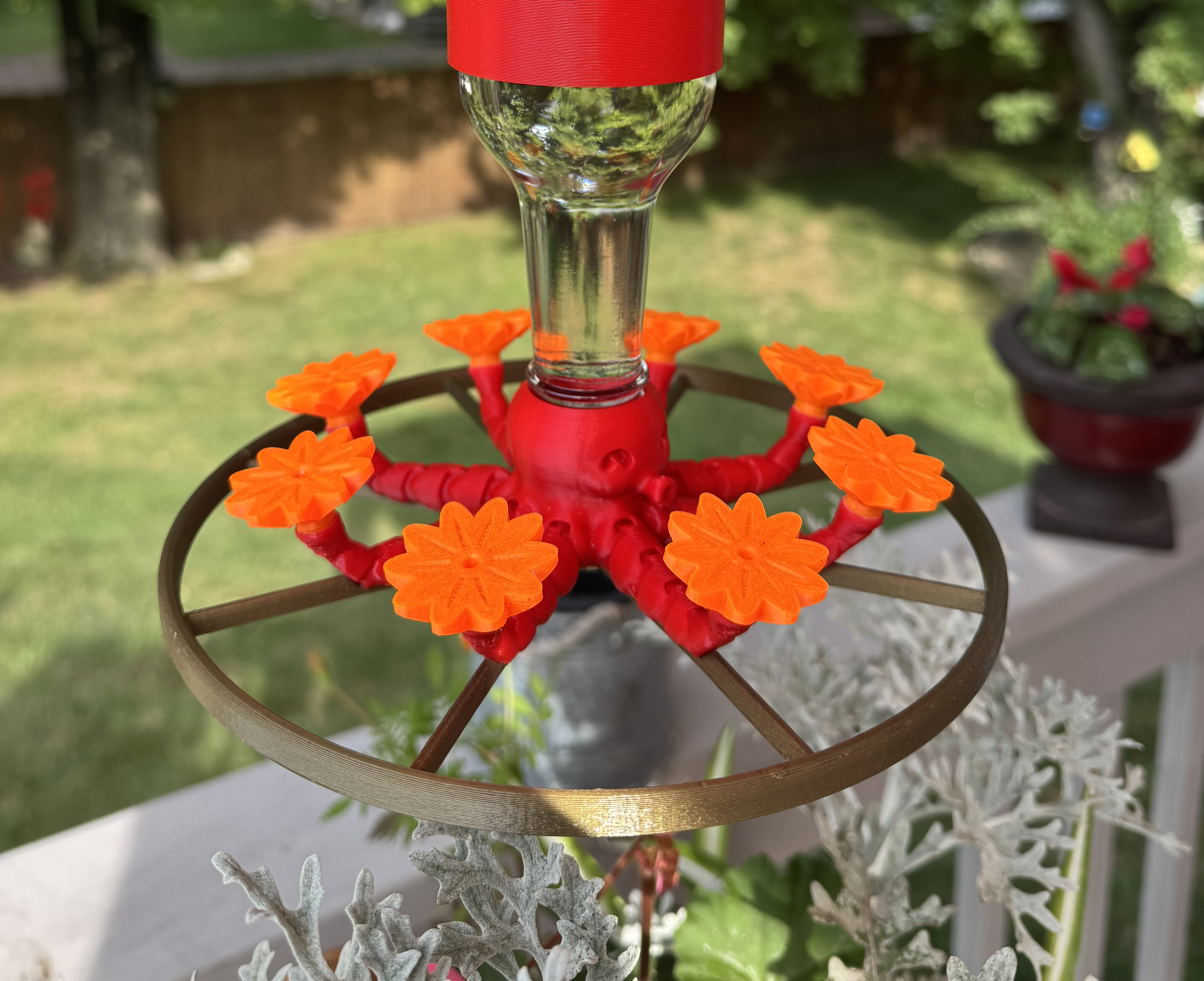 Octopus Hummingbird Feeder