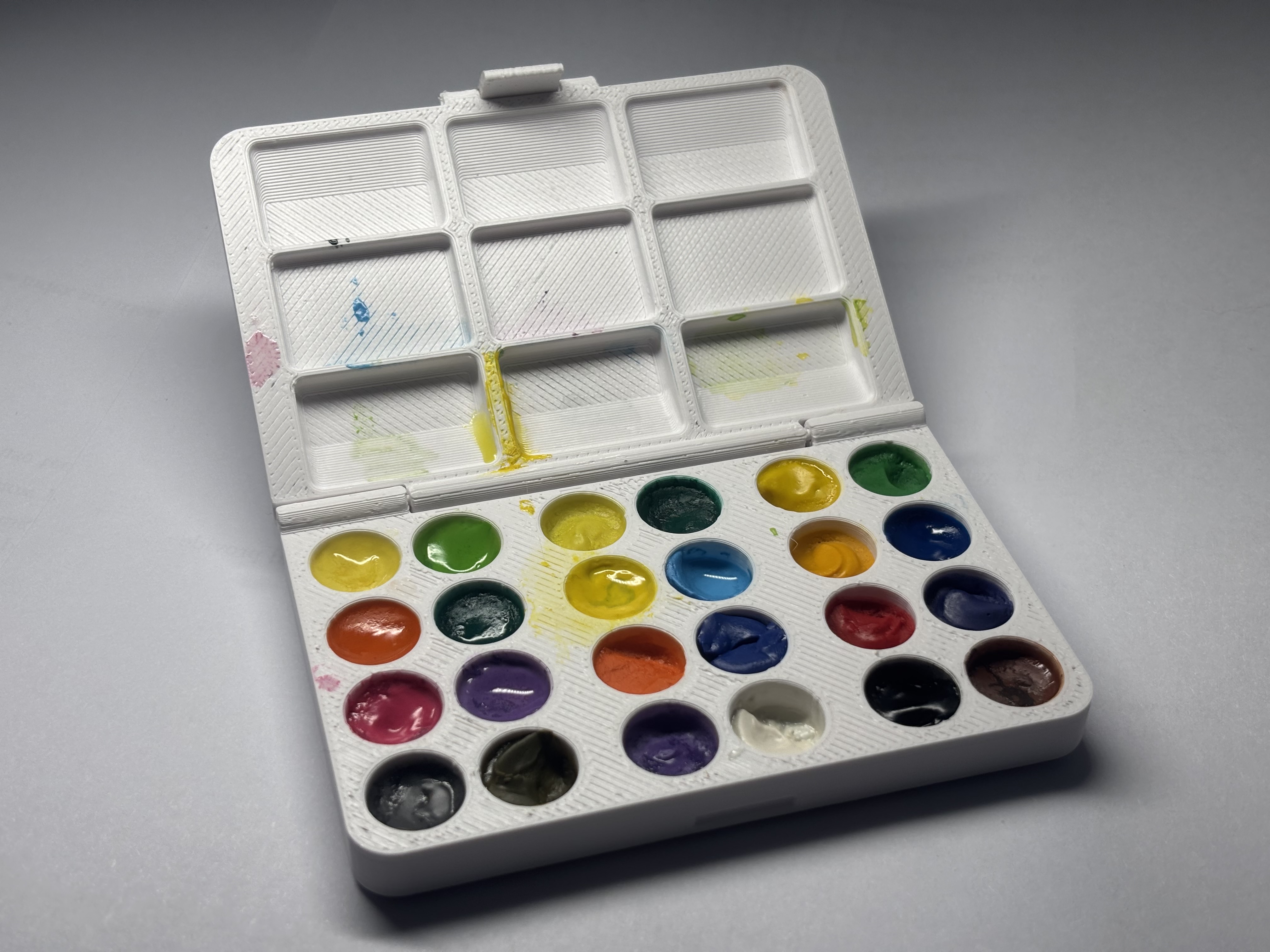 Mini Watercolor Palette (Fully Printable)