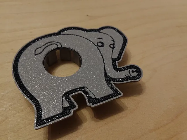Sink Overflow Cover Elephant