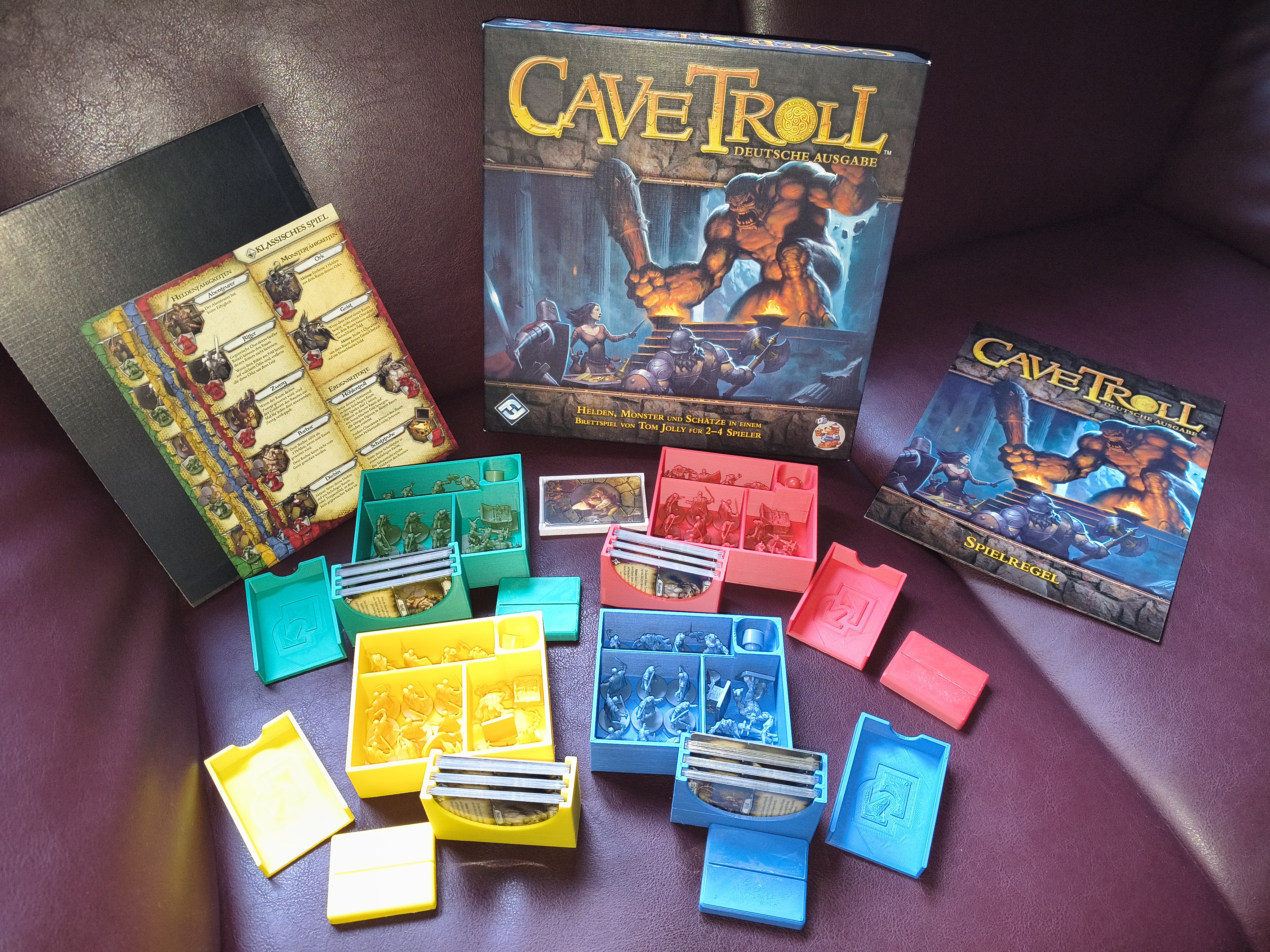 Cave Troll Board Game Organizer
