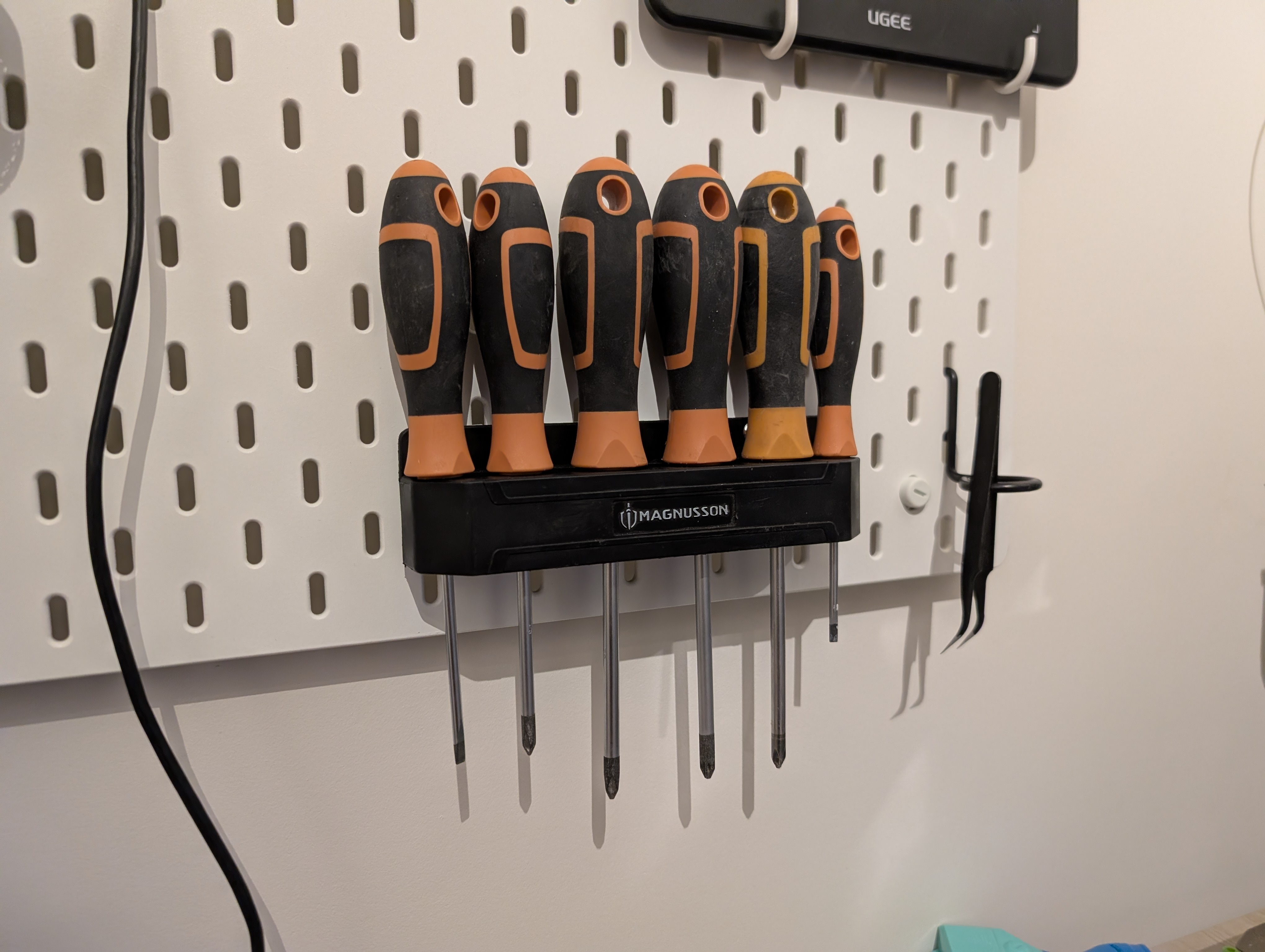 Skadis screwdriver holder adapter