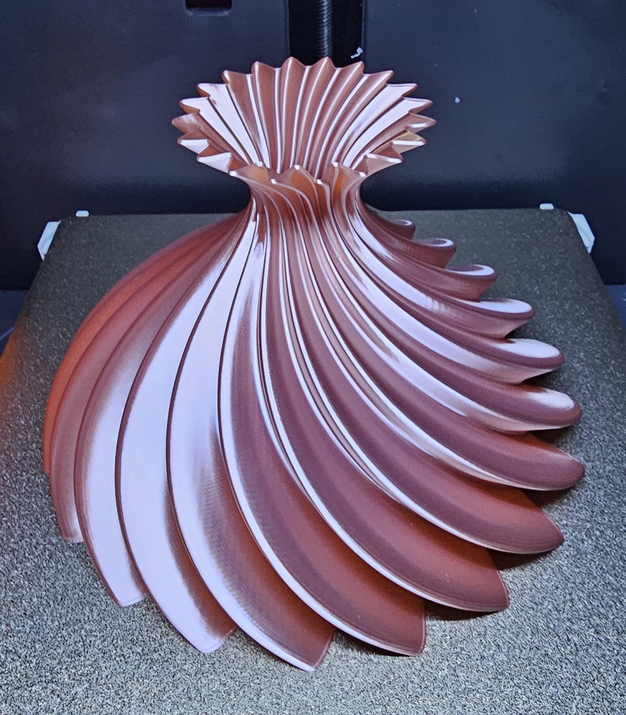 Vase with flat base - 2 variants and dervish spiral version.