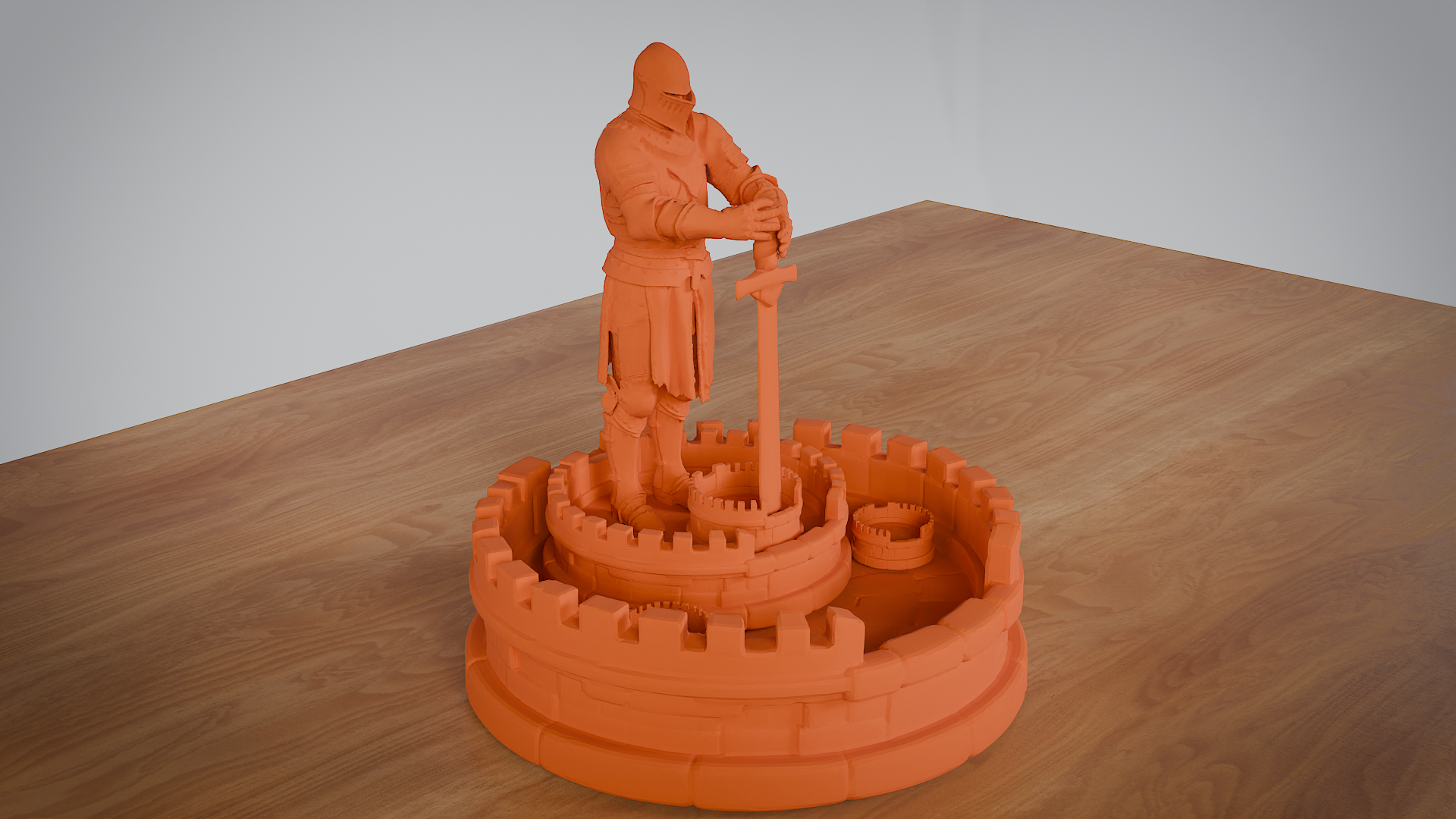 Medieval Grooming Keep - OneBlade Stand