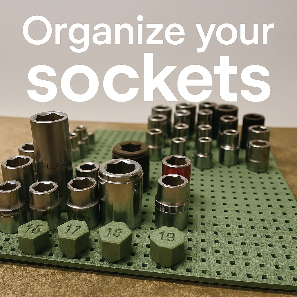 Socketholder for gridfinity