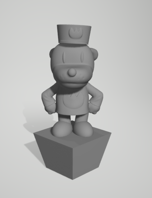 Miniatura 2 do modelo 3D Dog Man statue