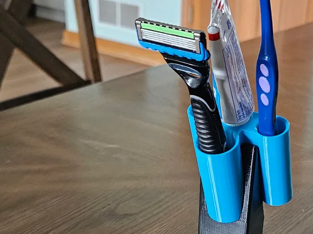 Toothbrush, Toothpaste and Razor Stand