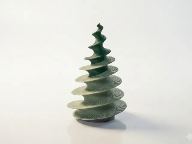 Abstract Pine Cone Sculpture Desk Art 3D Printable