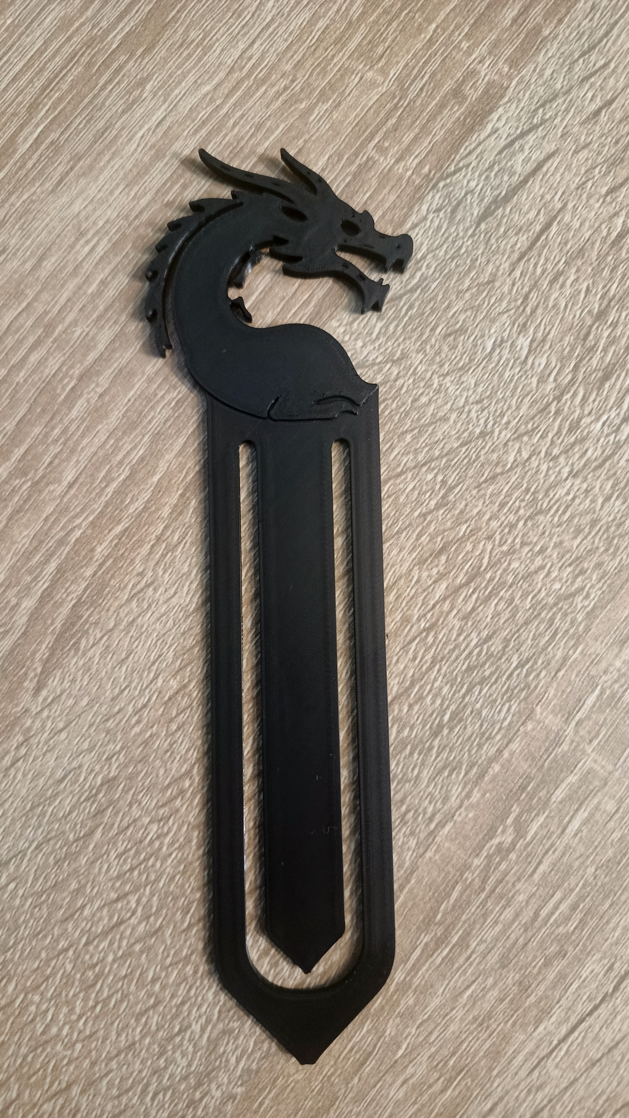 Miniatura 2 do modelo 3D dragon bookmark