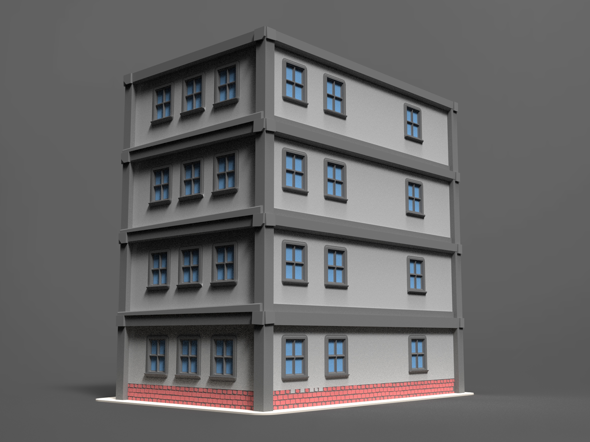 H0 Stackable Apartment Building — miniatura 3