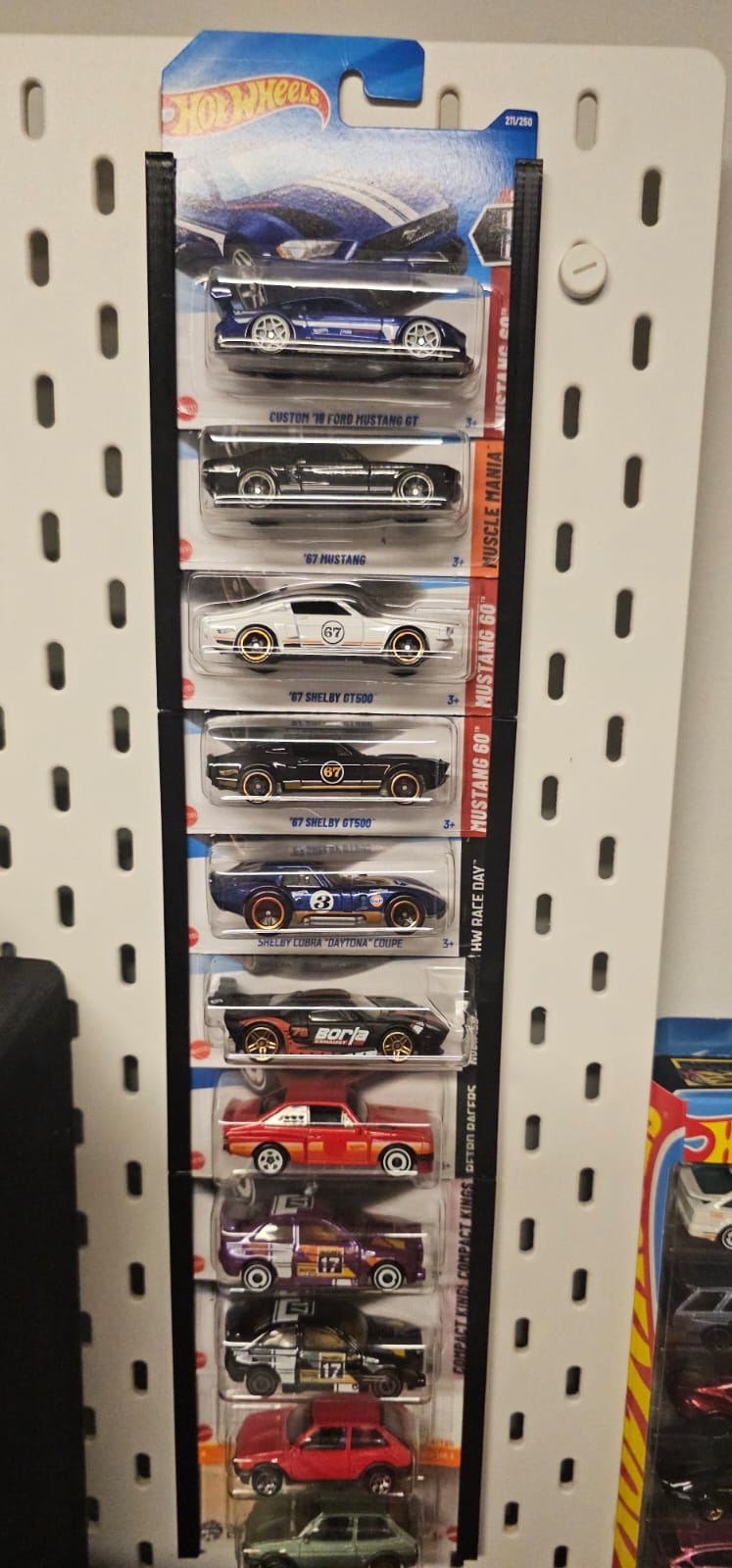 Hotwheels / Matchbox IKEA Skadis Display Shelf