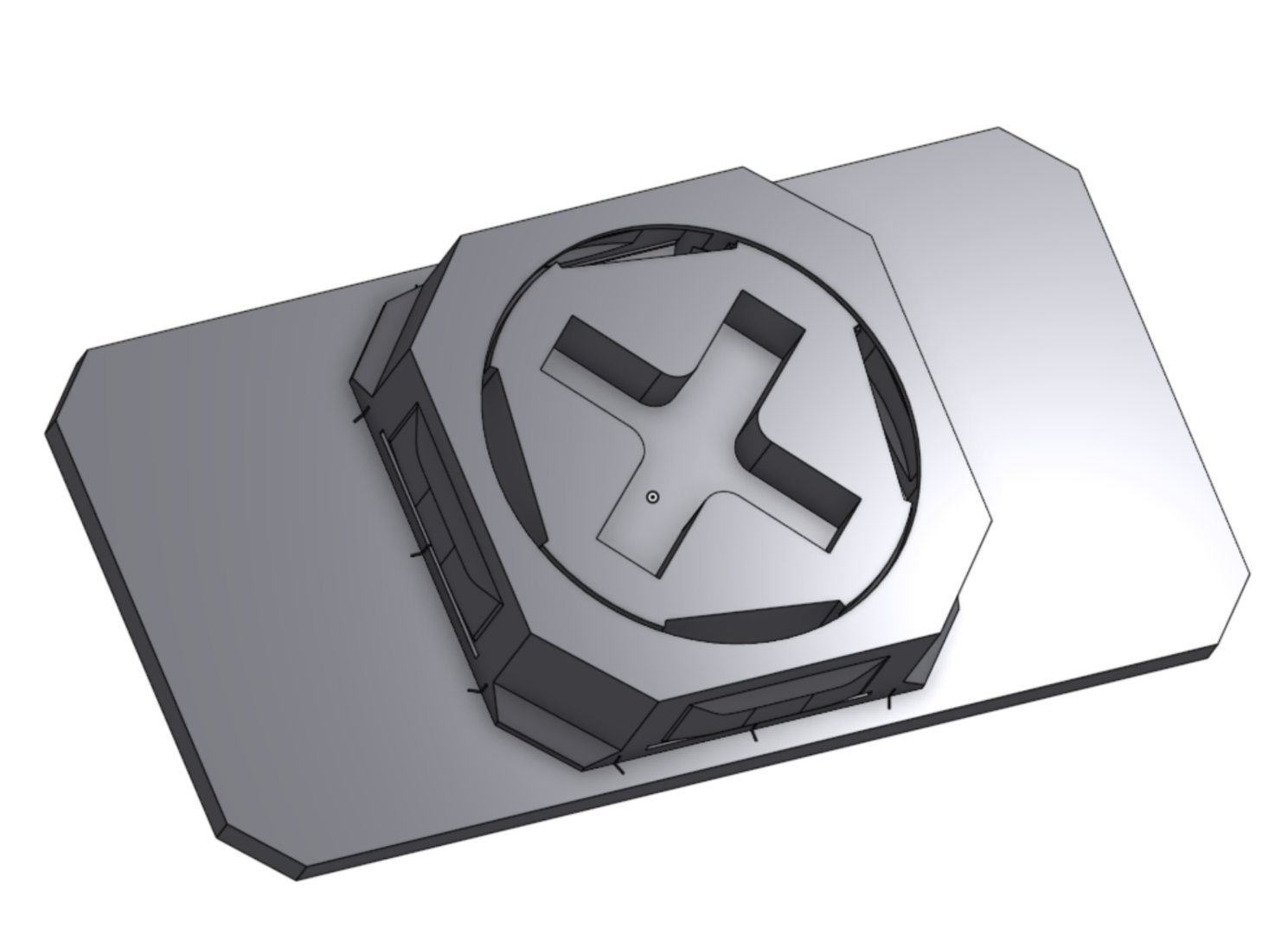 OpenGrid - Removeable Command Strip Mount - easier Remix