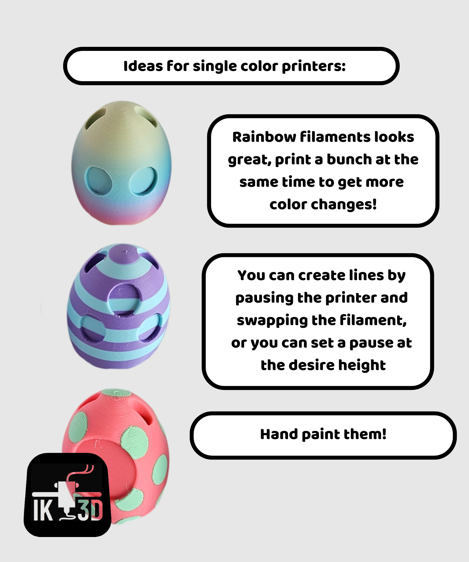 Flexi Easter Egg Critter / Multiparts / Multicolor — miniatura 8