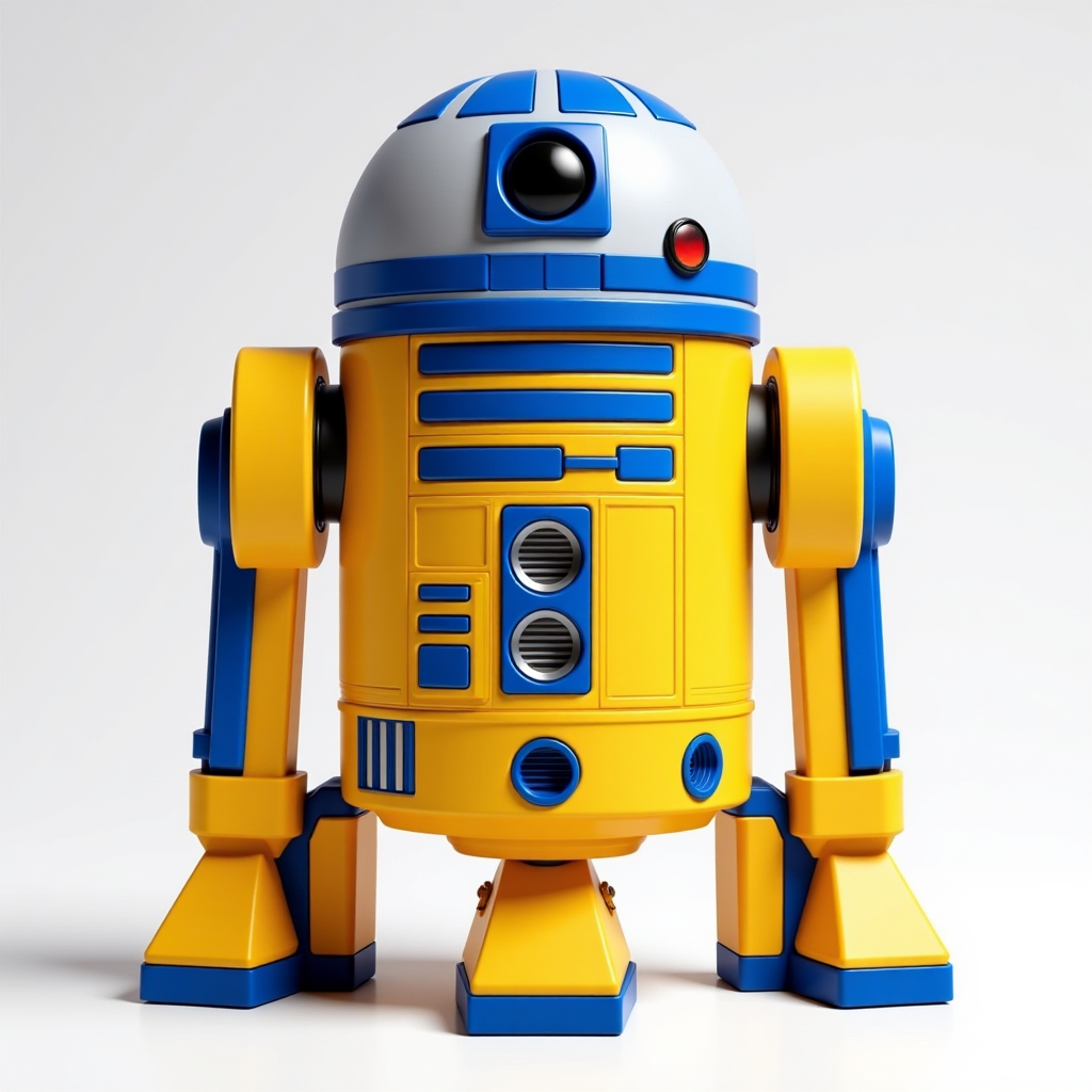 R2-D2 – Abstract Minimalist Statue