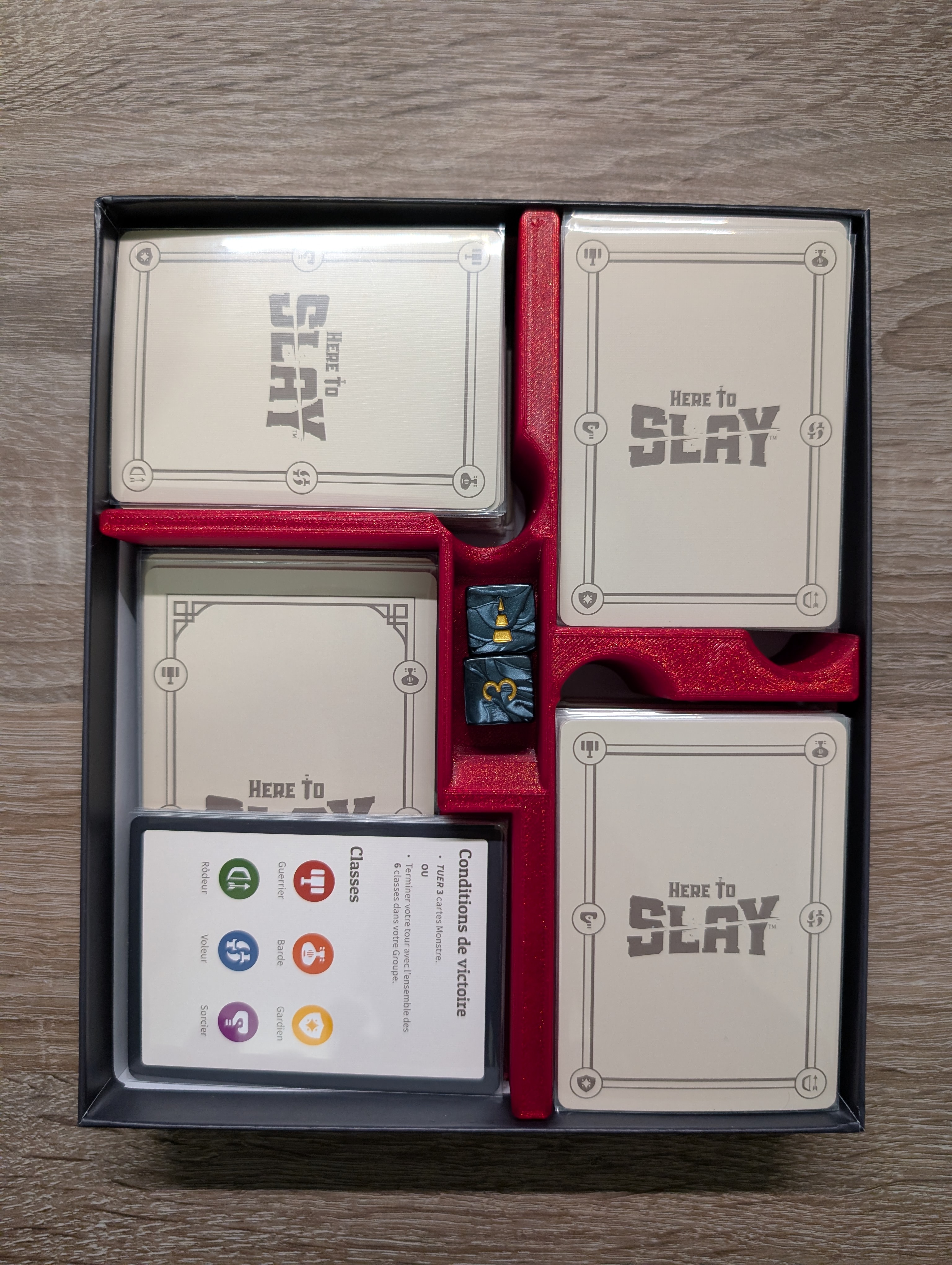 Here To Slay Insert (sleeved cards / base + extensions)