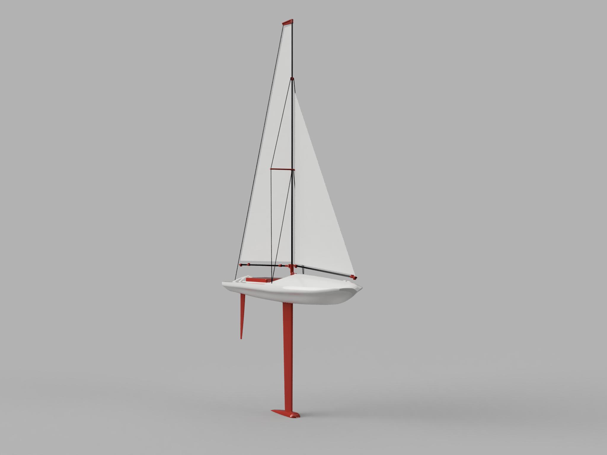 rc sail boat (65 cm)