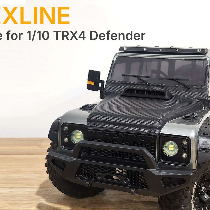 Grille for Traxxas TRX-4 Defender by Sprookle | Download STL model ...