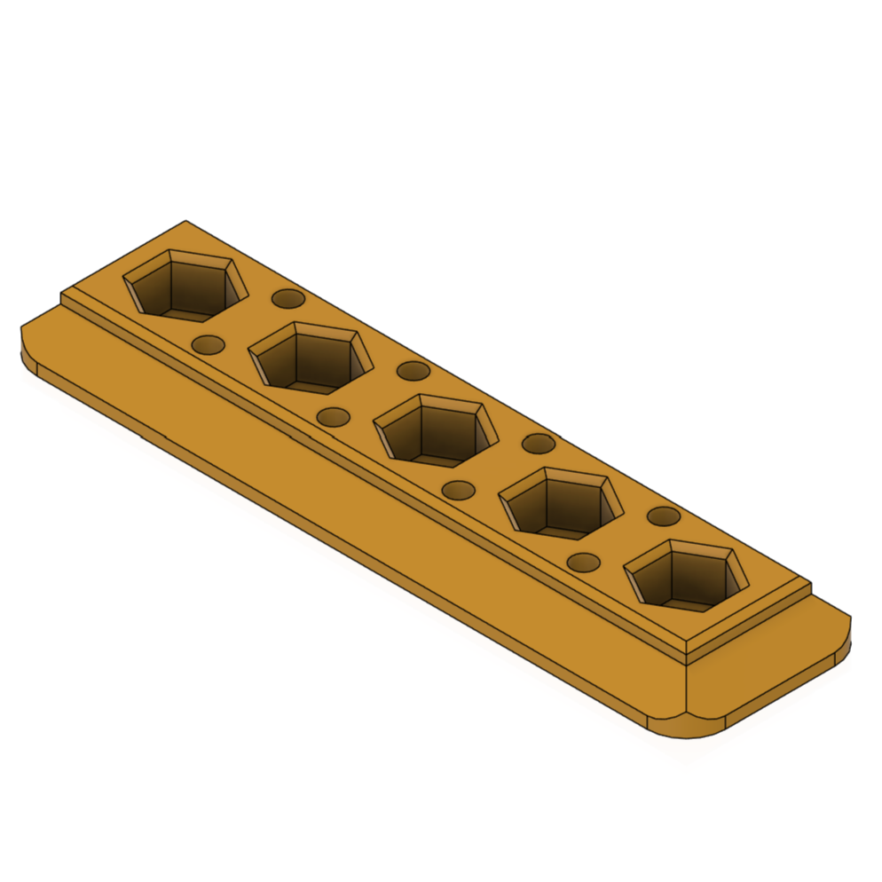 Organisateur de vis de roue 3D model