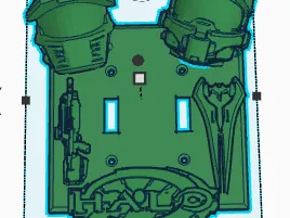 halo light switch cover double rocker version 3