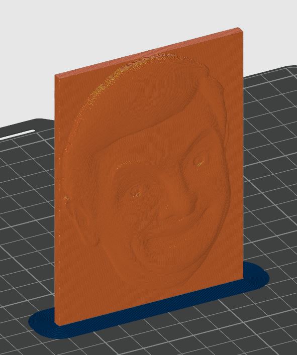Miniatura 2 do modelo 3D Mr Bean face 3D