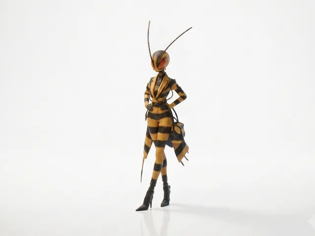 Bee Girl Figurine Female Character 3D Printable