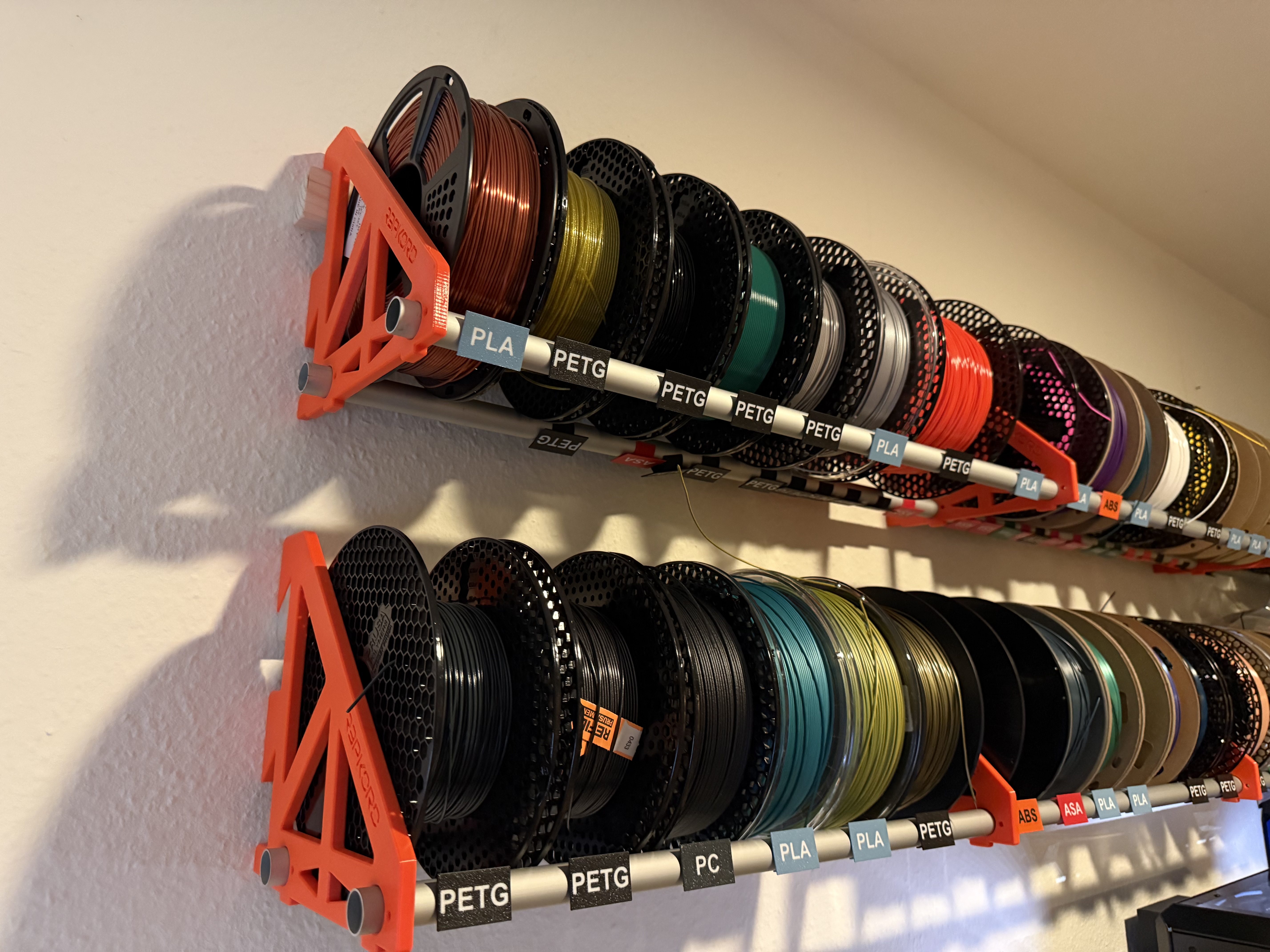 RepRack Hanger für 20 mm Ø und 24/44 mm french cleat