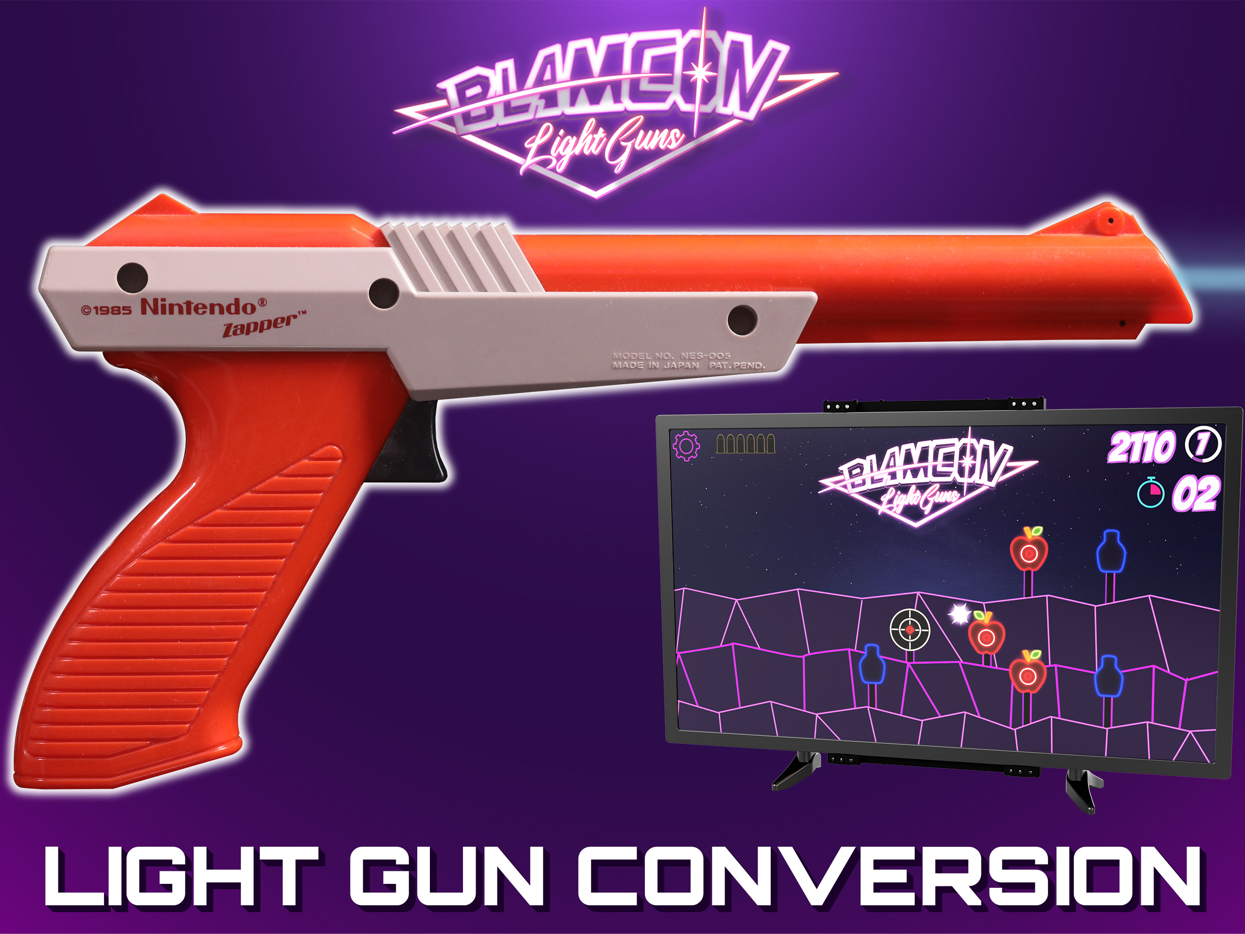 NES Zapper Converted to Blamcon