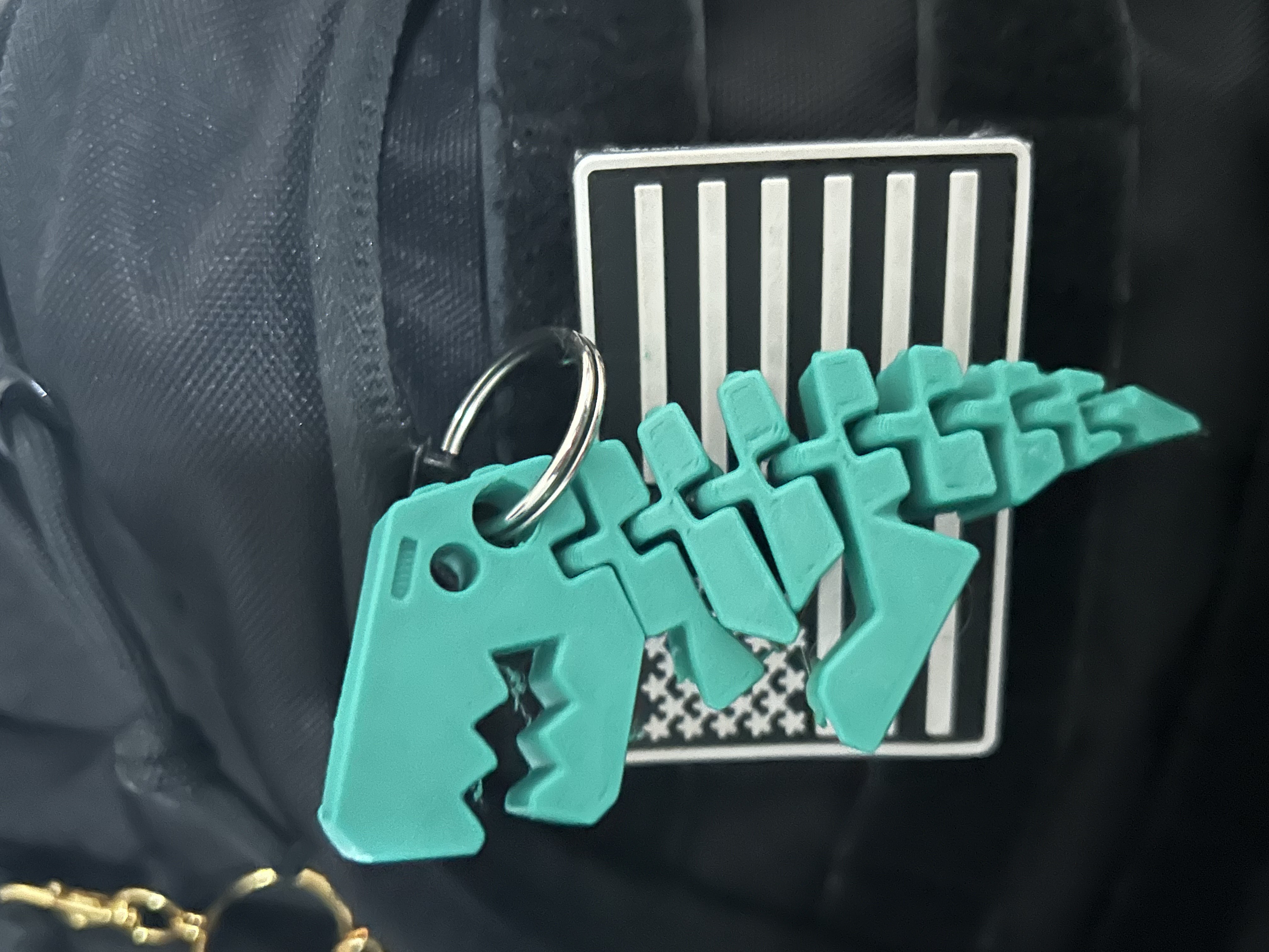 Flexi rex keychain