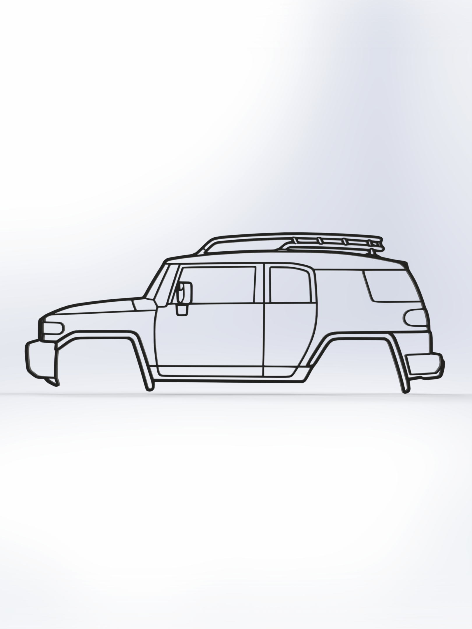 Toyota FJ Cruiser 2D Wall Art
