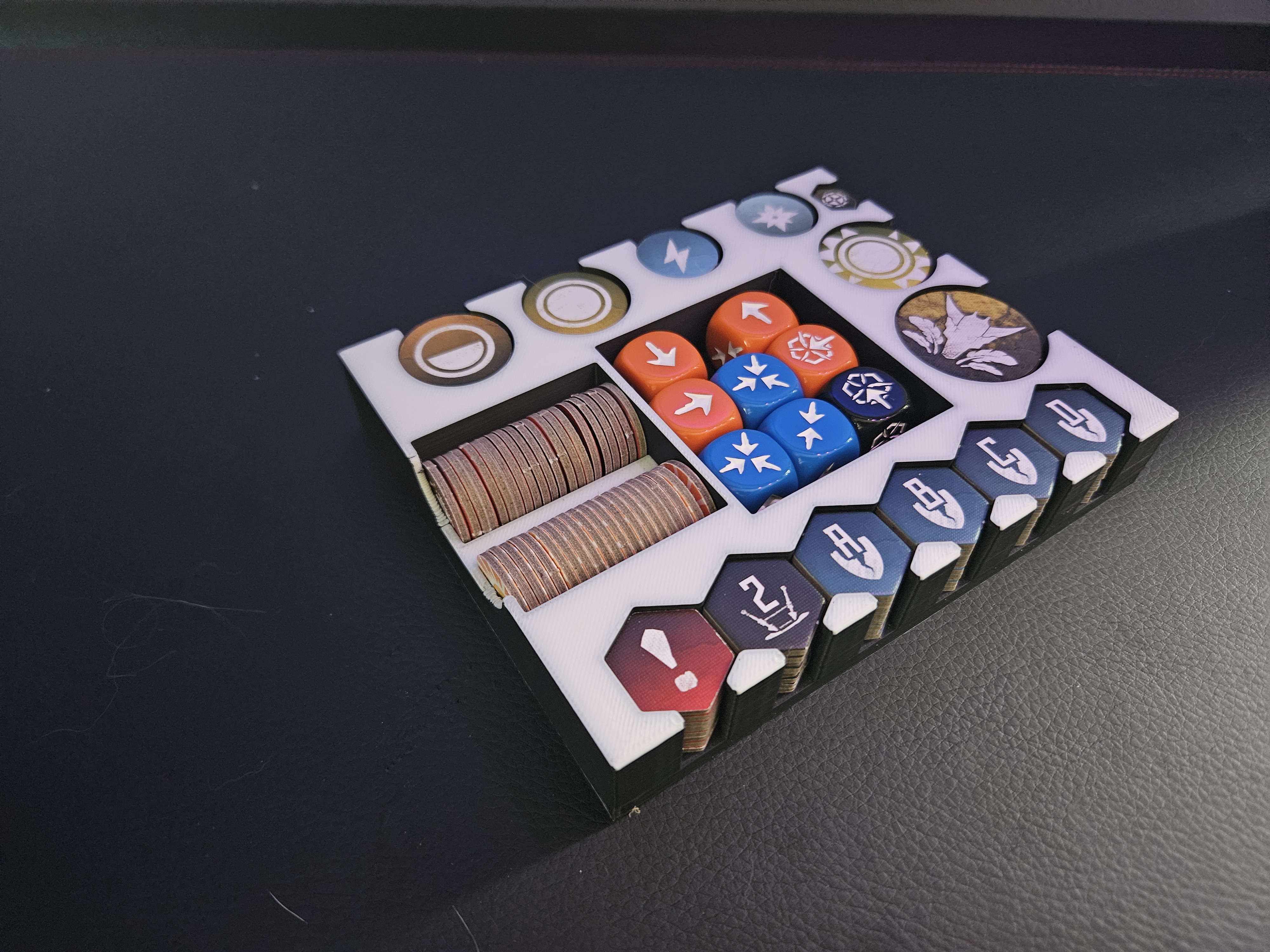 Horizon Zero Dawn Board Game - Token & dice holder 3D model